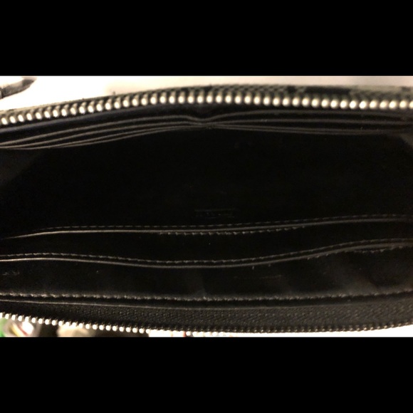 COACH Signature Canvas & Patent Wristlet - Picture 5 of 6